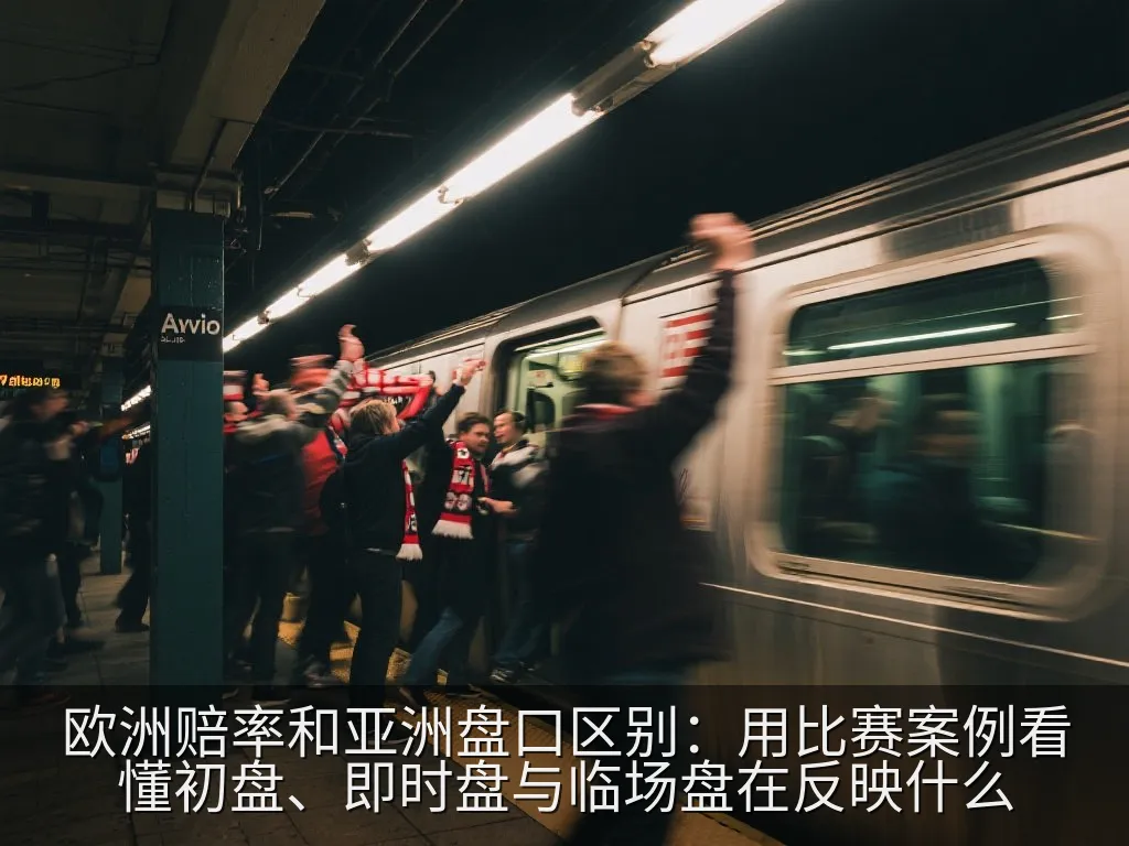 数据分析界面中的赔率与盘口变化折线和箭头标注示意图